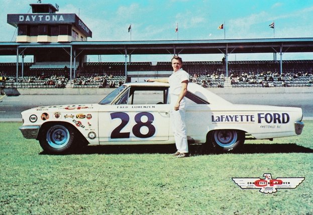 fred lorenzen-holman&moody ford 28