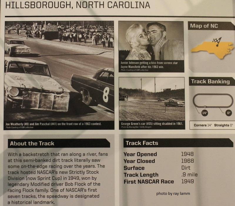 occoneechee is nascar hall of fame