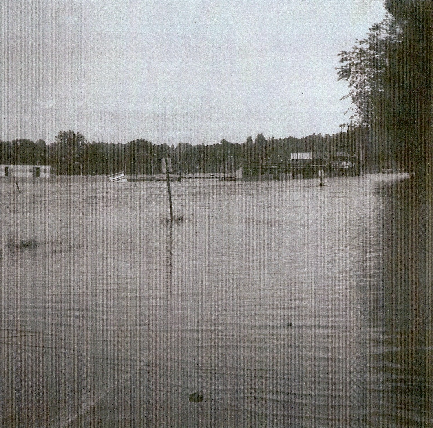 New Asheville Speedway 1977 flood