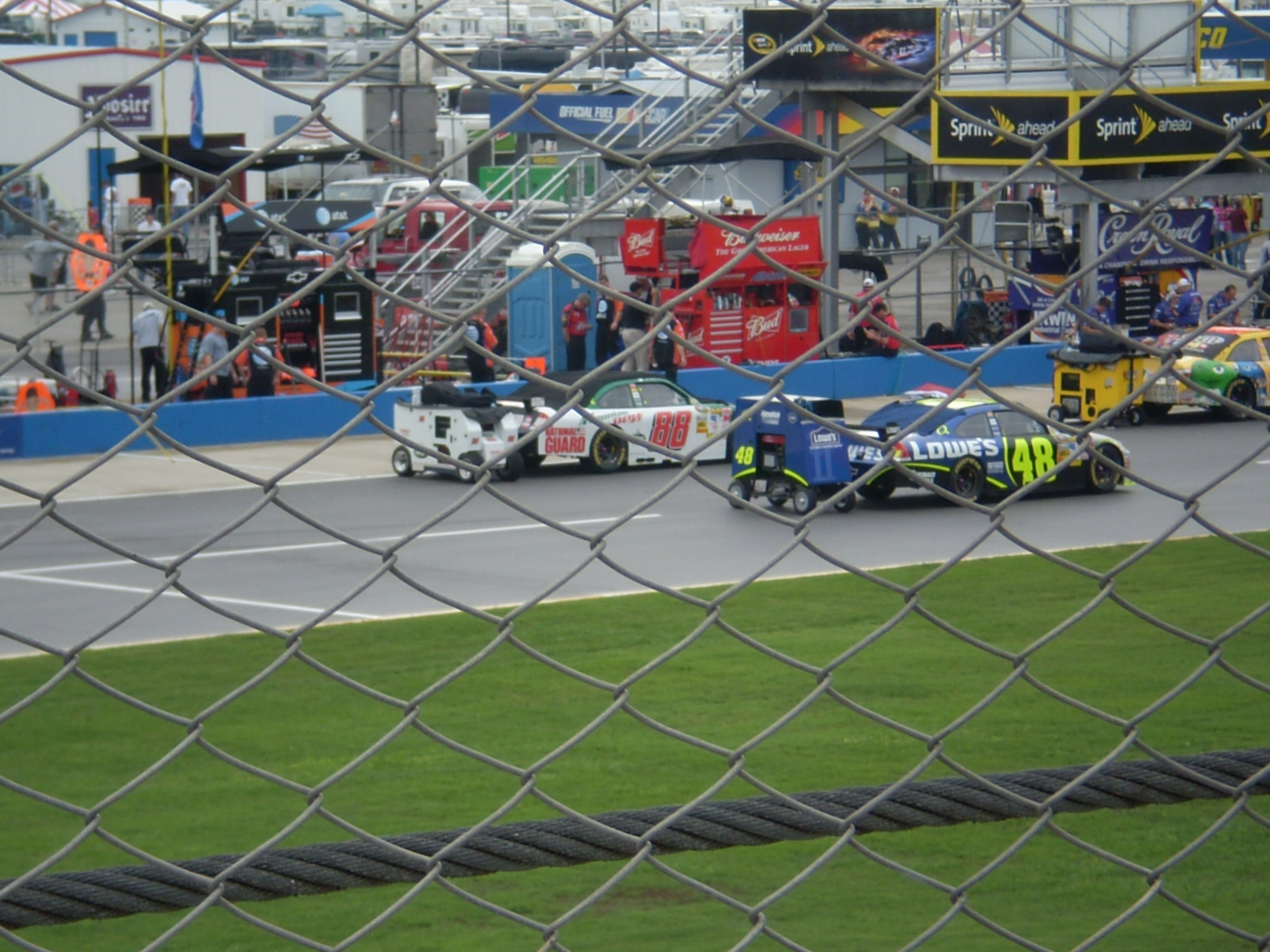 Jimmy and Junior at the spring race