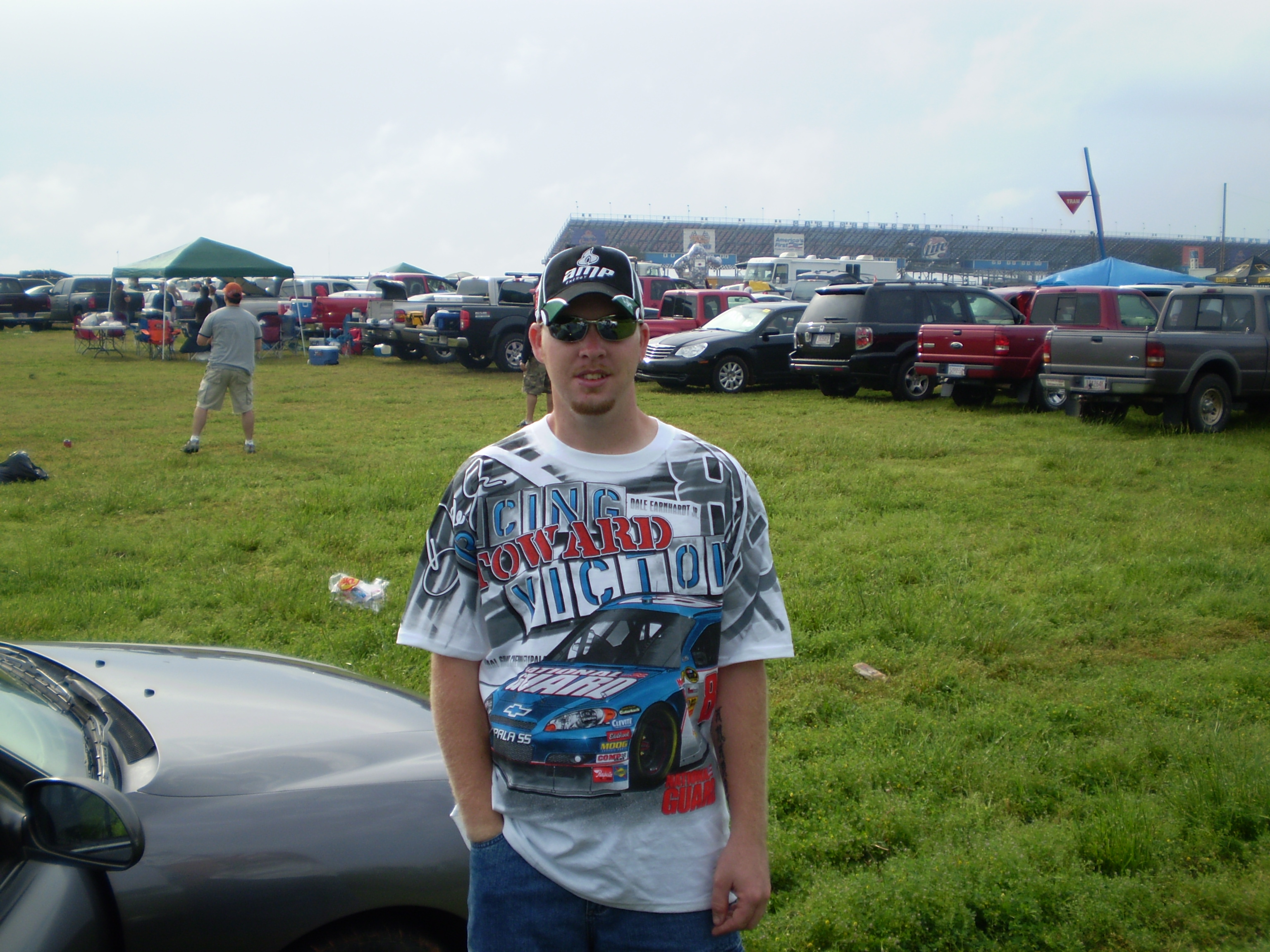 Connie’s son Brandon at Talladega