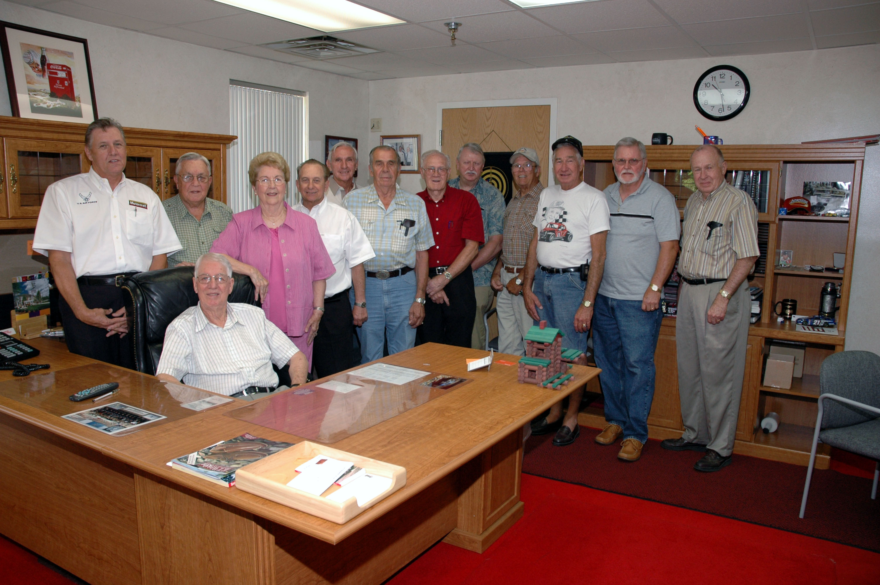 We all got together for Glenn Wood birthday.