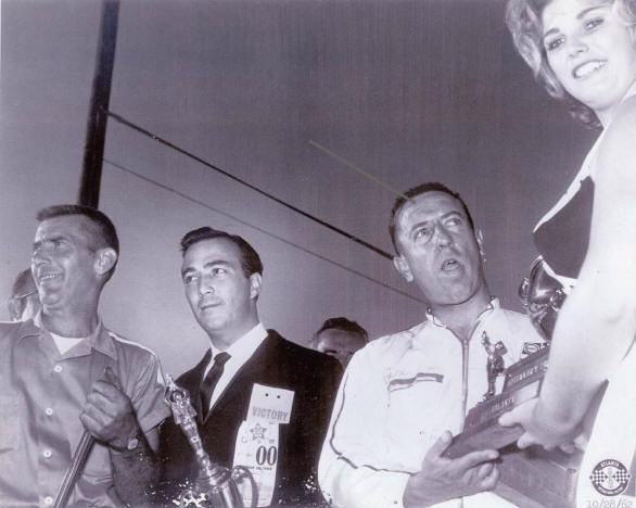 Rex White victory lane