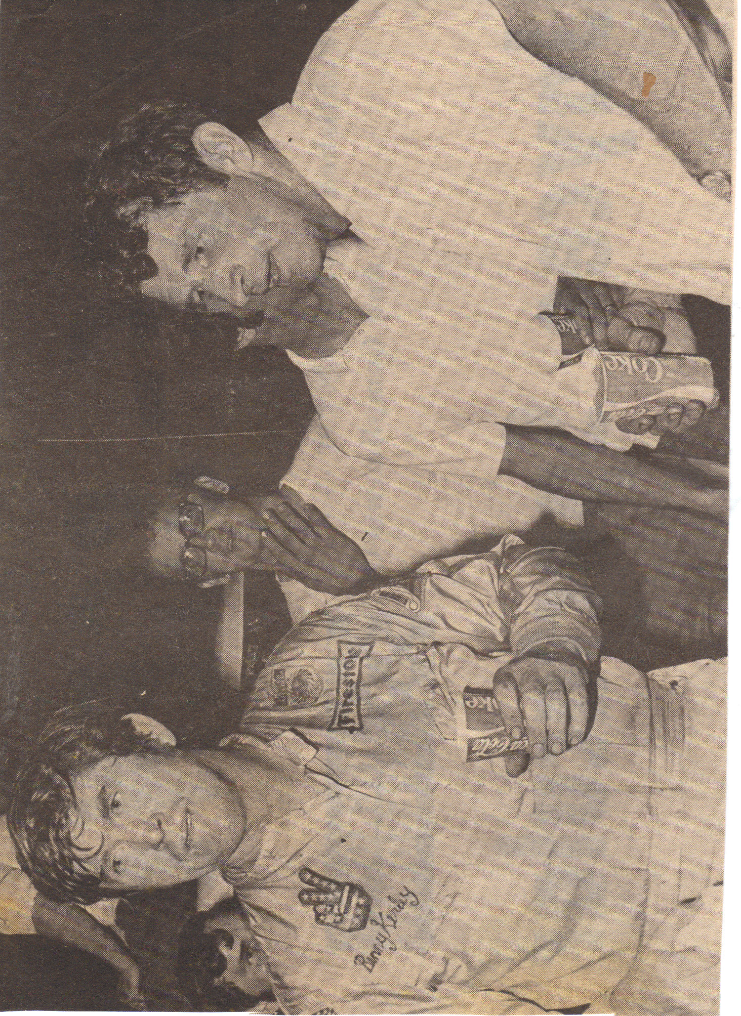 Bob Pressley and Benny Kerley Hickory 1972