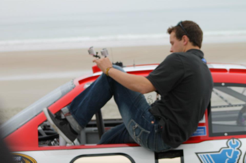 Trevor going for a ride