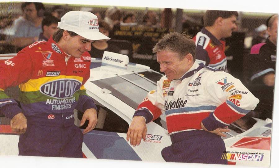 Jeff Gordon and Mark Martin