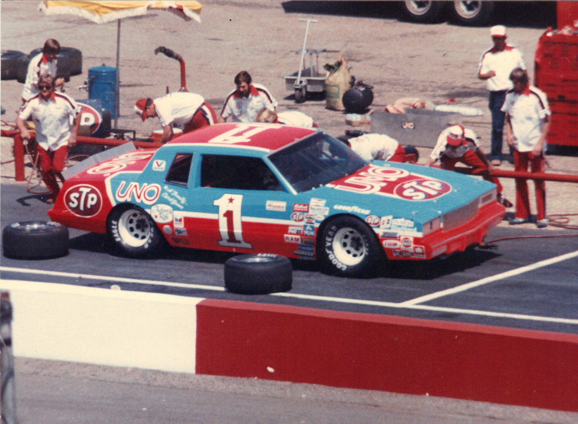 Kyle Petty #1 UNO Chevy-Darlington ’82