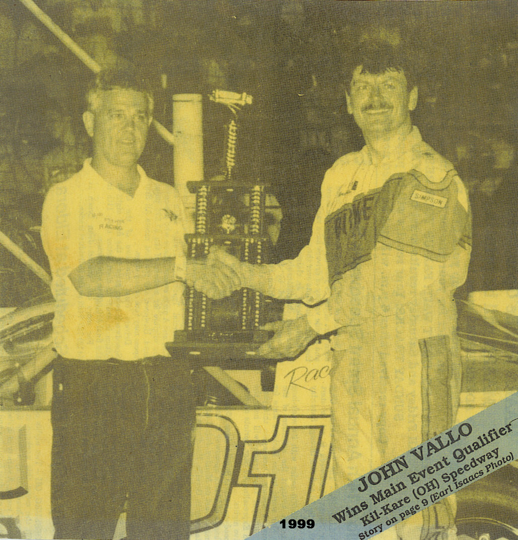 Feature Win (#276), Main Event Qualifier 100 Lap, Kil-Kare Speedway, Jun 18, 1999