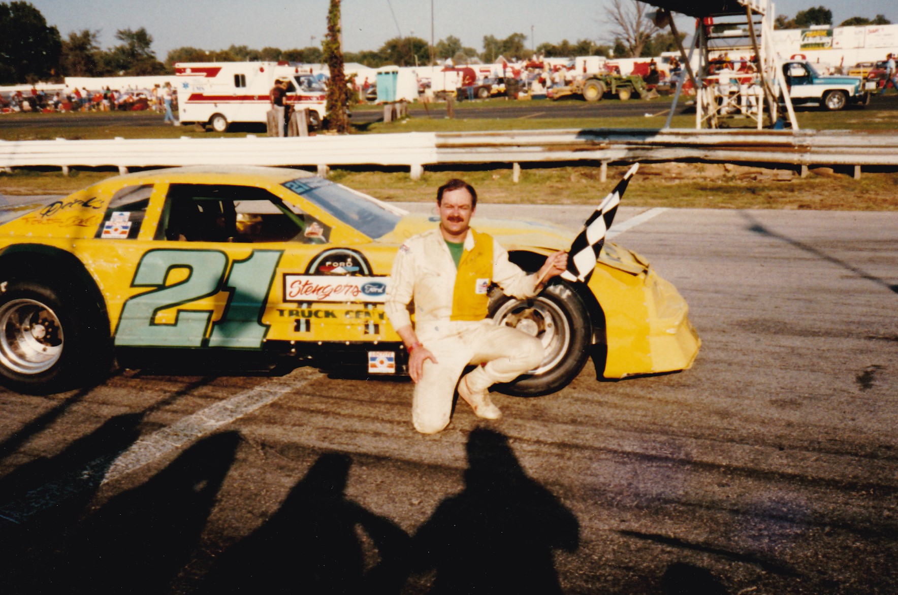 Feature Win (#142), Sandusky Cavalcade 50 Lap, Sep 27, 1987