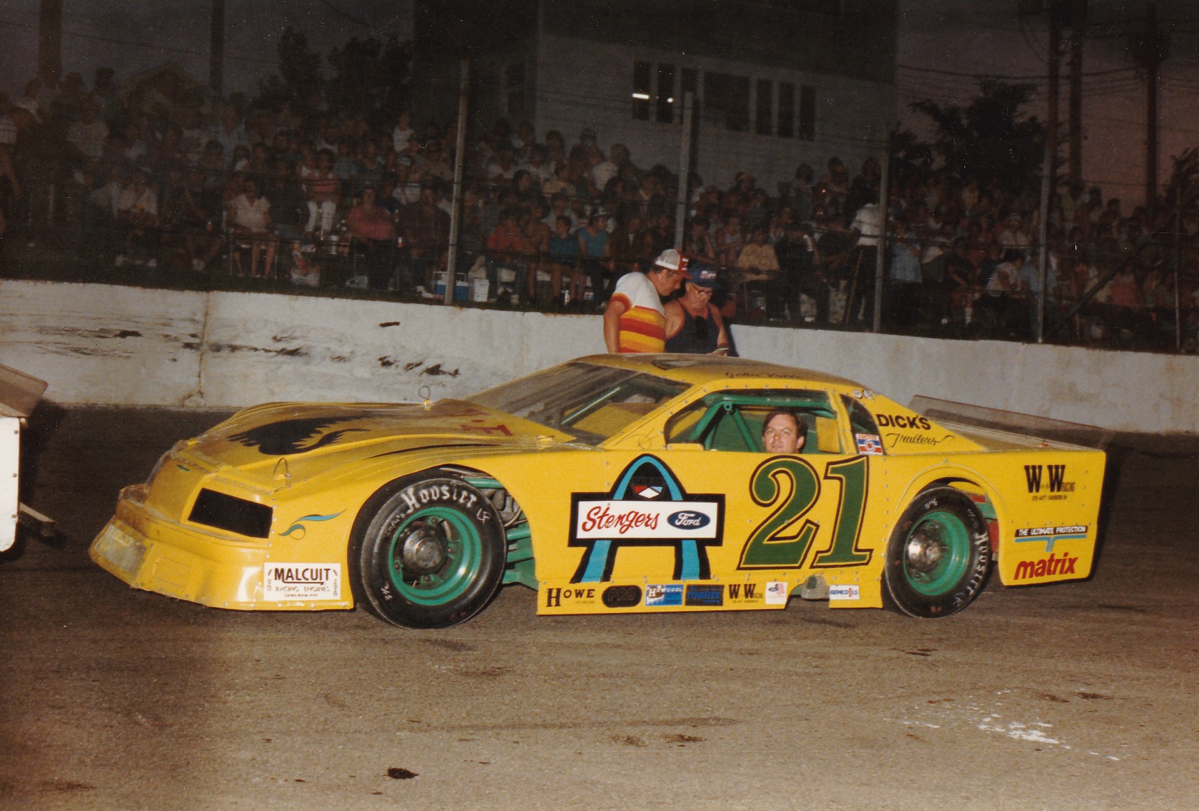 Before the Start of the Raymand Scherer Memorial 100 Lap, Jul 16, 1988