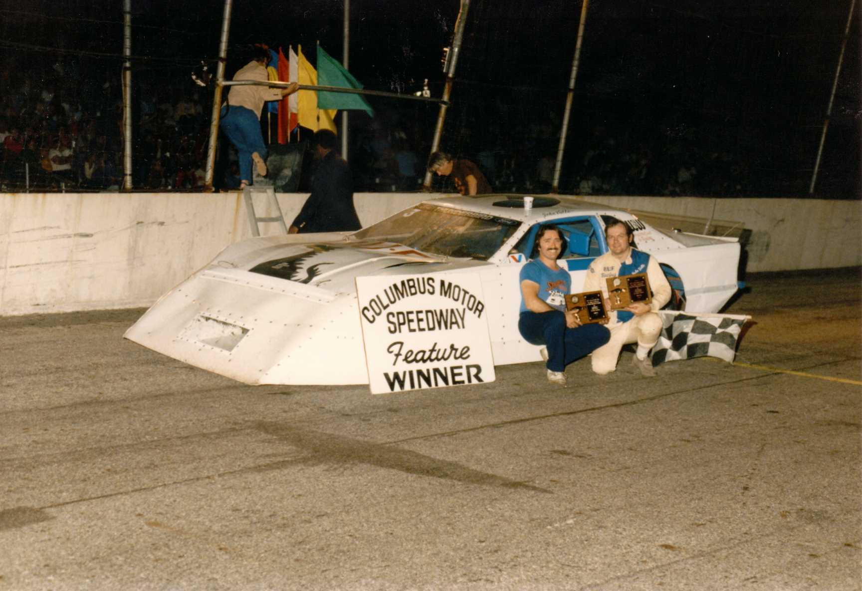 Feature Win (#92), 100 Lap Firecracker, Columbus Motor Speedway, July 7, 1985