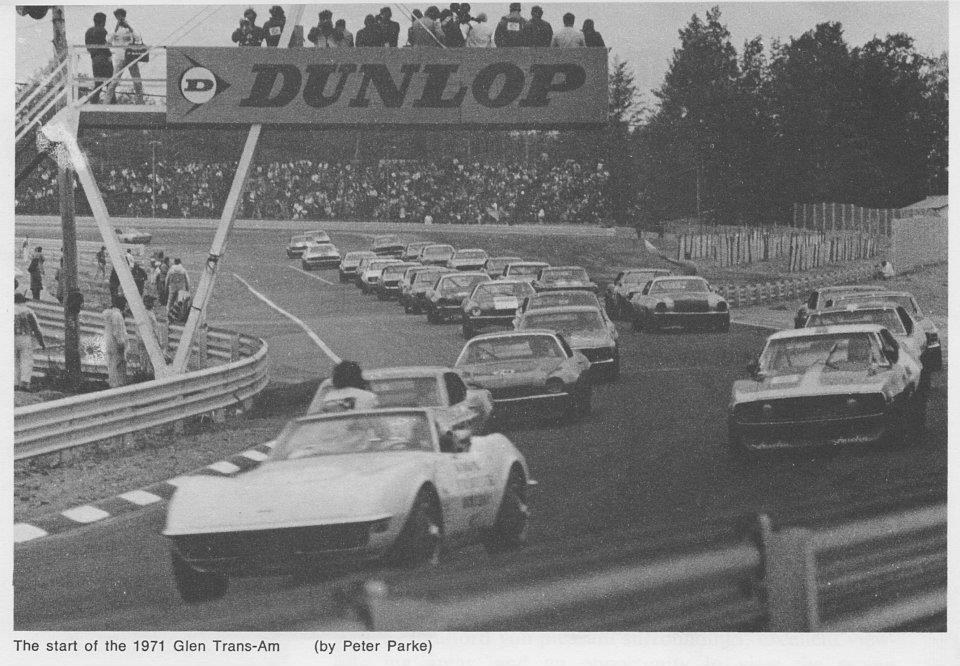 Watkins Glen 1971 Trans Am pré-start