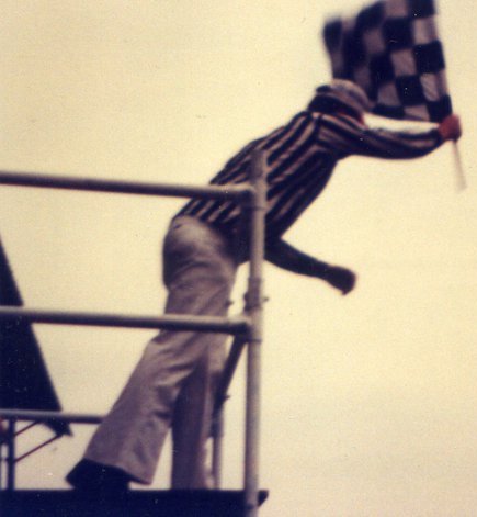 Flagger Phil Bennett @ Brookfield Speedway (NY)…Late 70’s