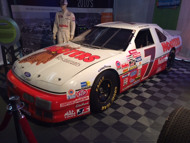 Hooters Thunderbird on display at Phoenix International Raceway