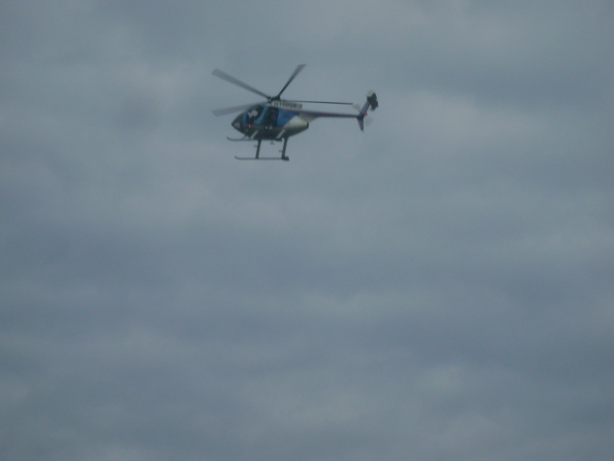 HELICOPTER FLYING OVER NORTH TURN