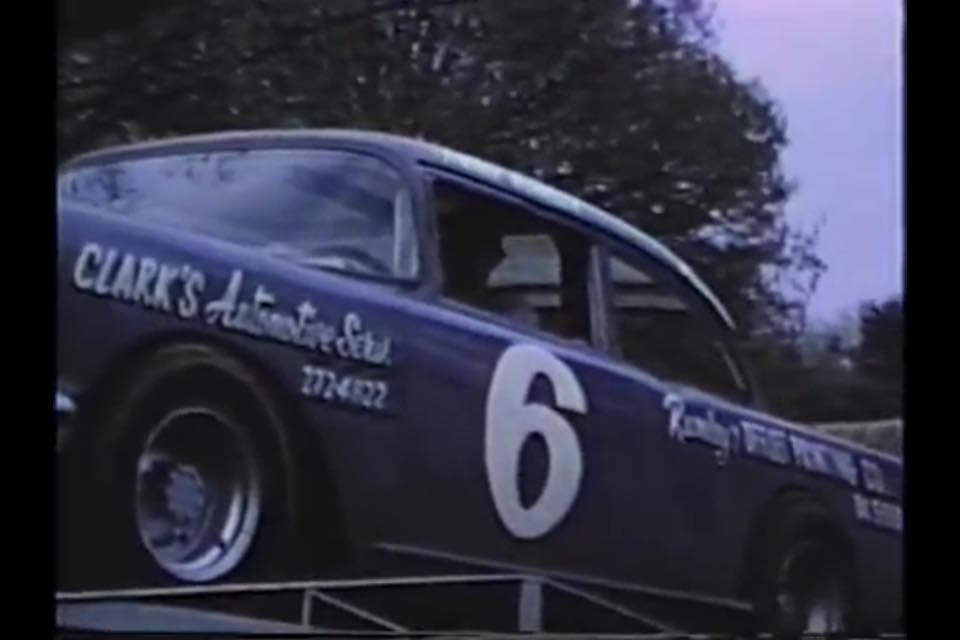 Lee Roy loading the car, about 1967. From The Rumley Family Collection.