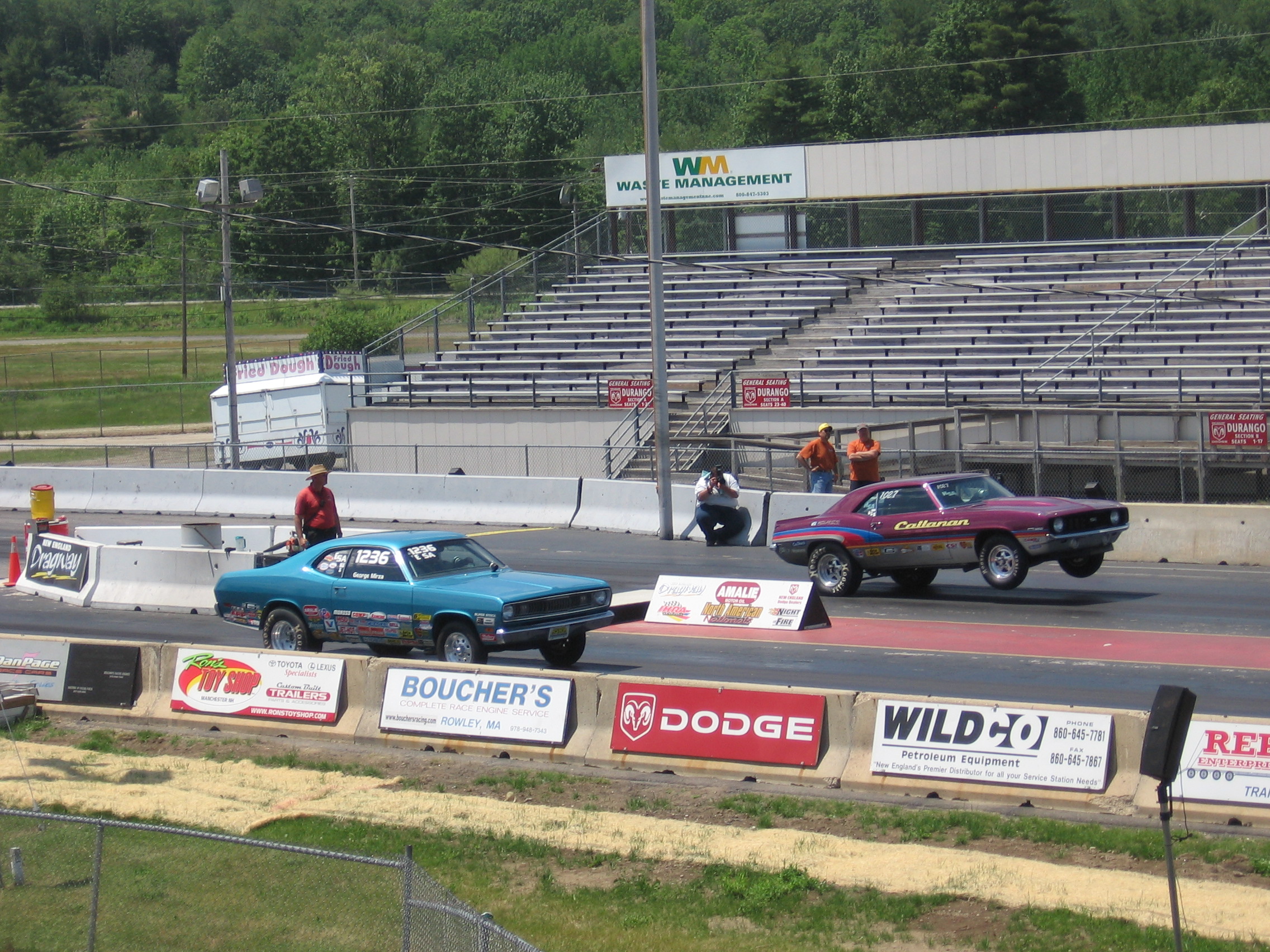 George Mirzda mopar and Mark Callanan camaro