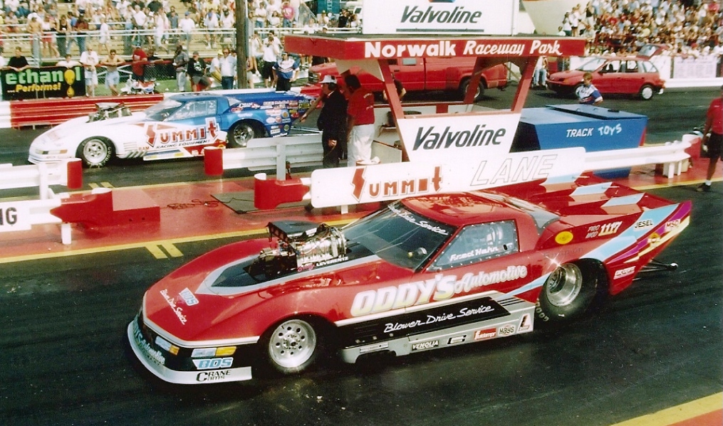 Fred Hahn vs Bill Kuhlmann at IHRA Norwalk, ’94.