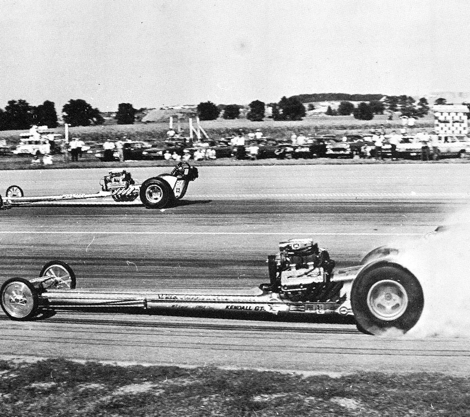 1970 Burnout @ circuit race