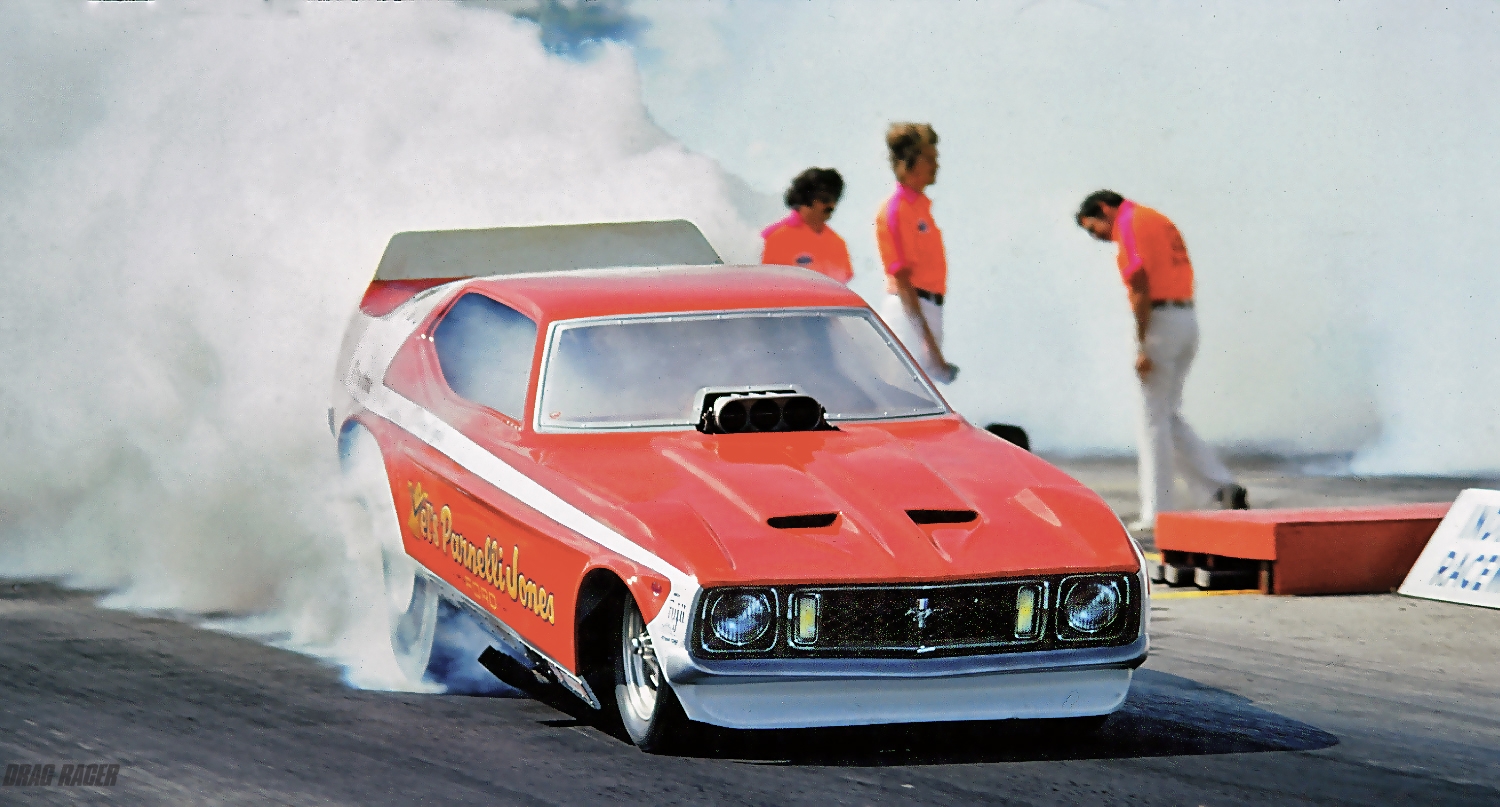VELS parnelli jones funny car burnout