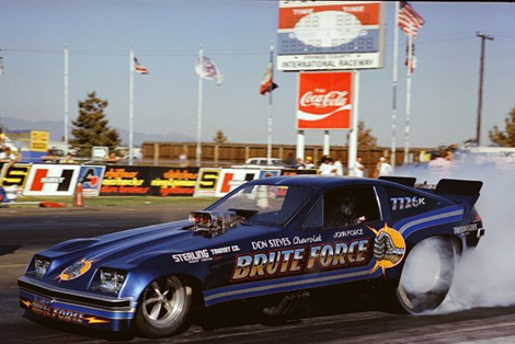 John Force 1976 funny car at ocir