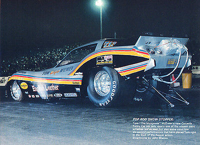 mongoose 1978 english leather vette funny car poster