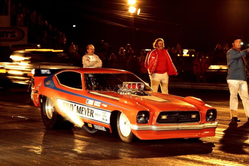 billy meyer Funny Car night time