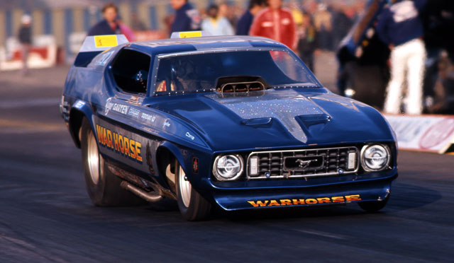 warhorse 1973 mustang funny car