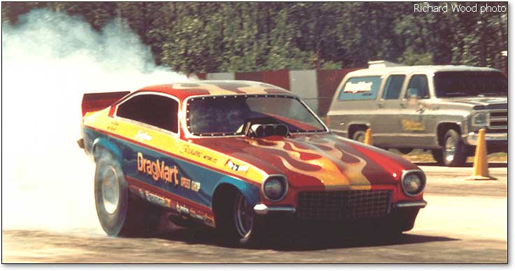 dragmart funny car burnout