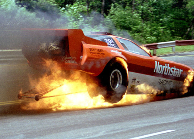 northstar funny car fire