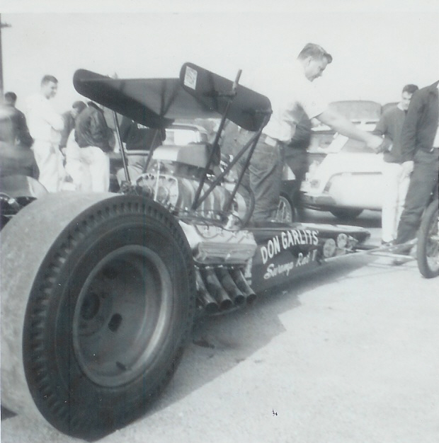 Don Garlits’ Swamp Rat V at 1963 Winternationals
