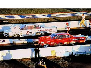 Dyno Don, in his Pro Mod 1962 BelAir v Daddy Warbucks