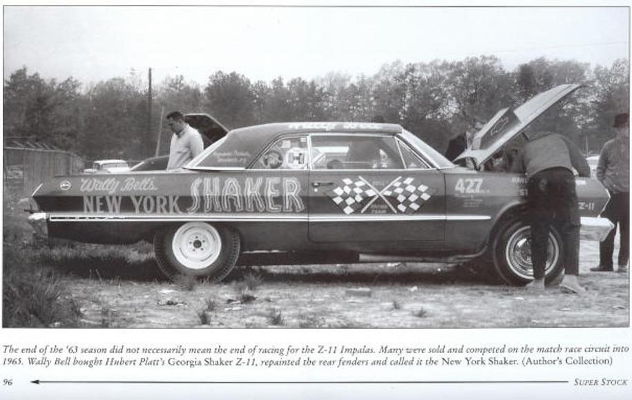 wally page 96 larry davis book ss drag racing the