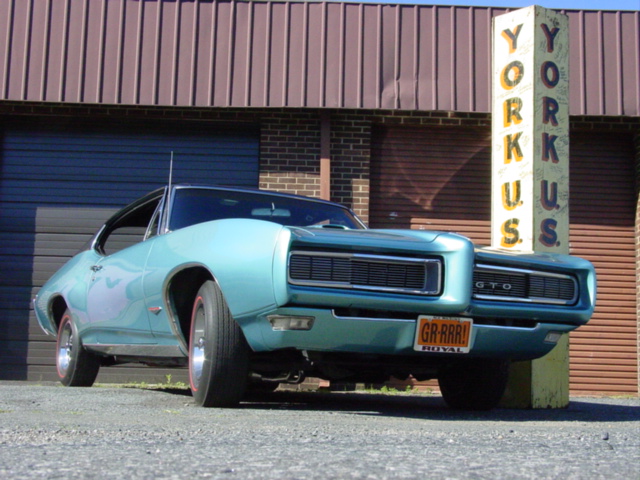My GTO with orig. York post