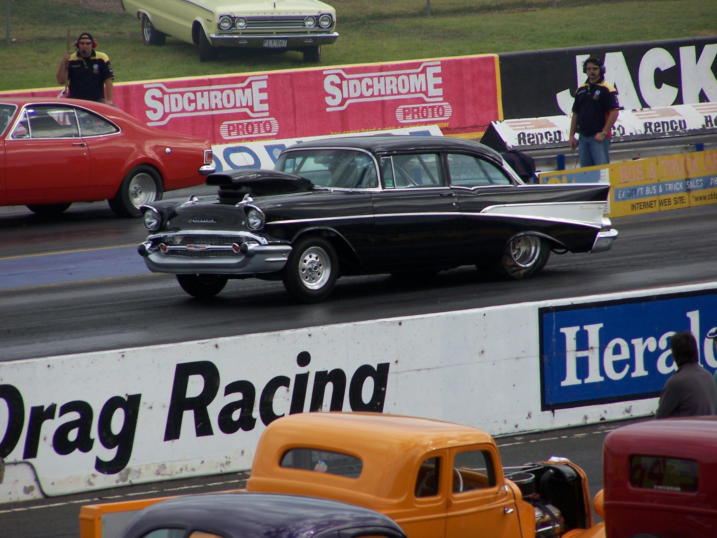 57 CHEV ON A RUN