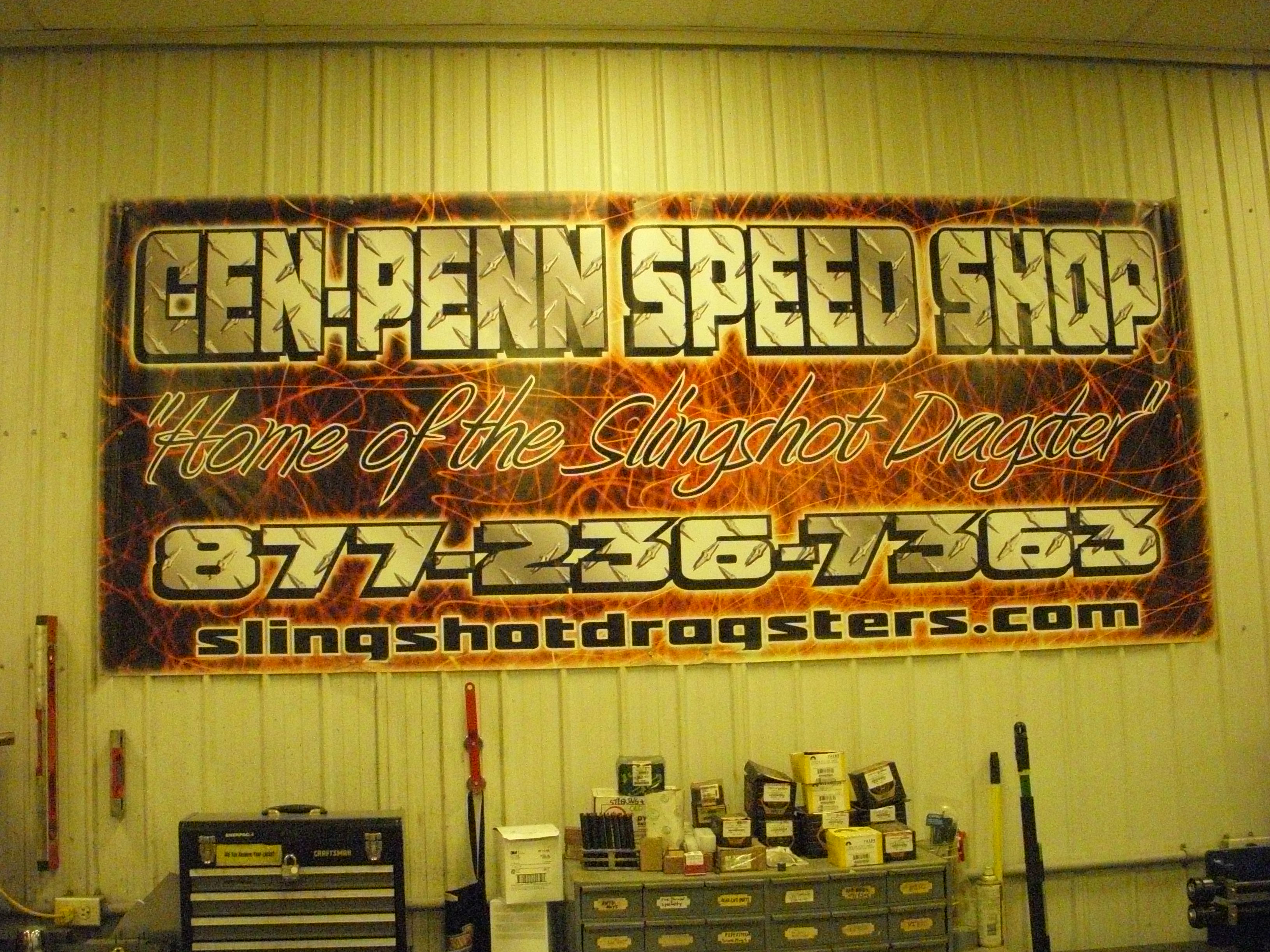 Cen-Penn Shop Sign