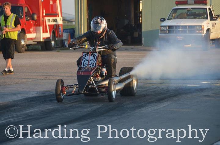 During NHRA Point event at Rolling Thunder in Iowa