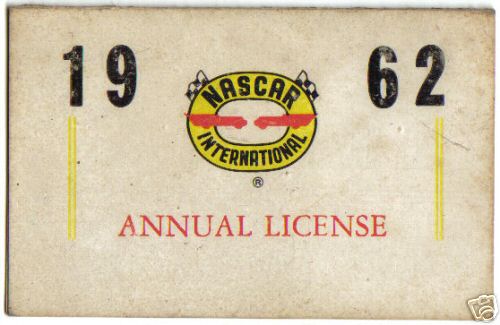 1962 License