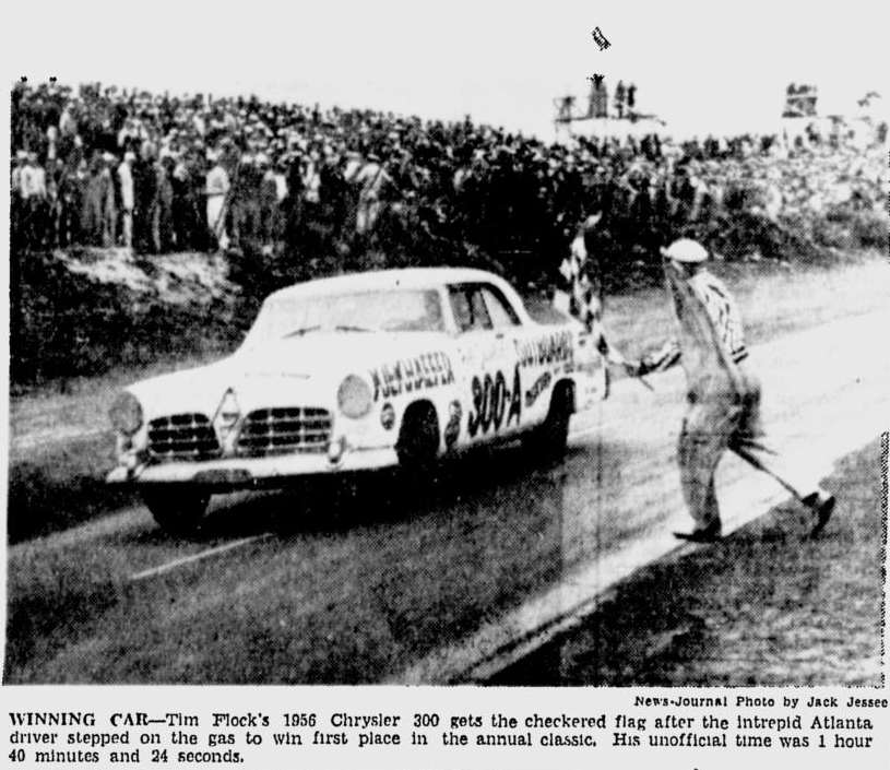 February 26, 1956 Daytona winner – Tim Flock