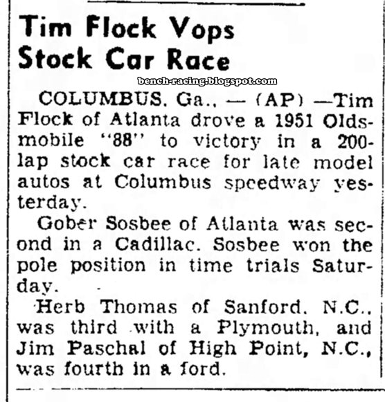 June 10, 1951 Columbus Speedway