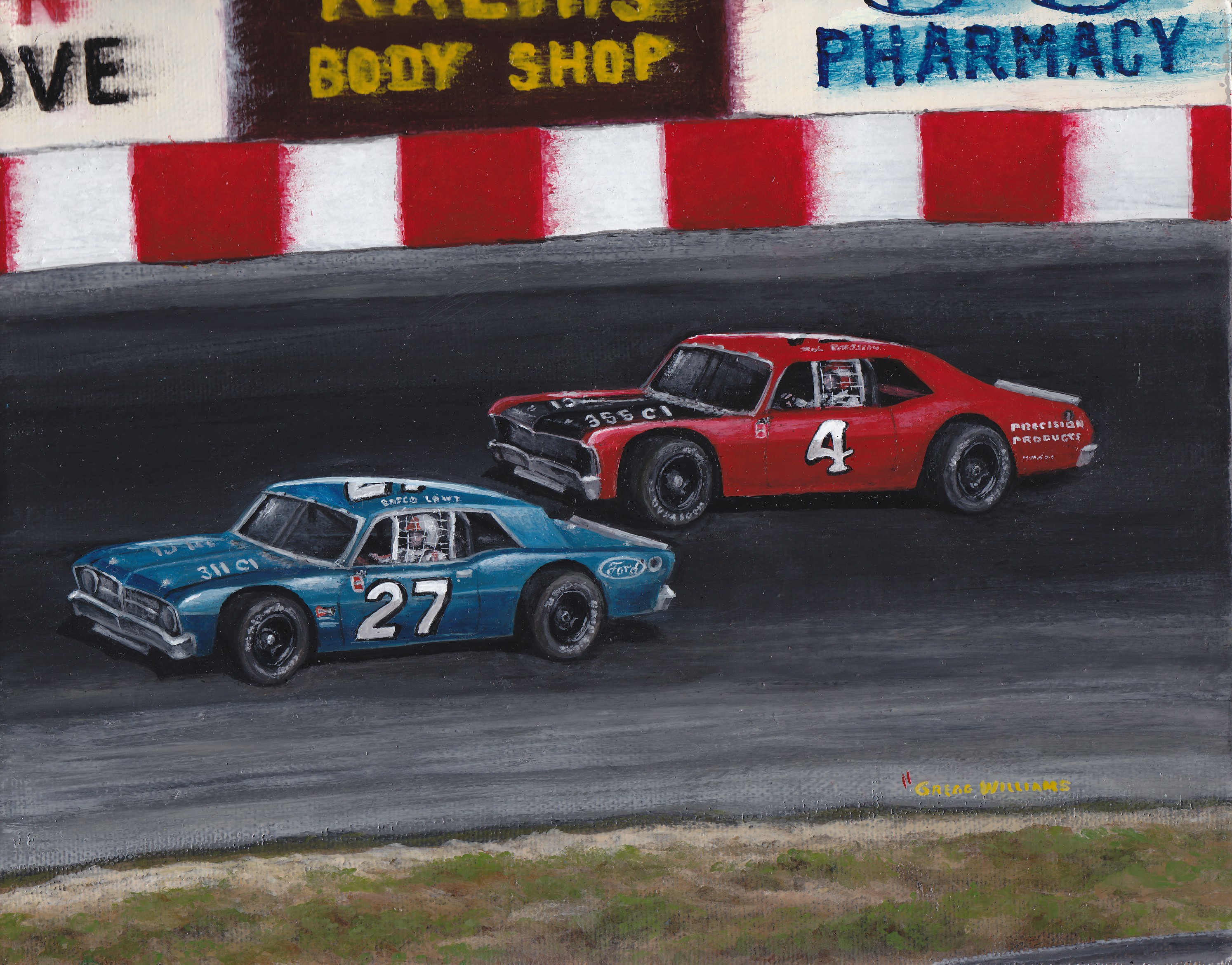 Bosco and Bob, Asheville Speedway, NC