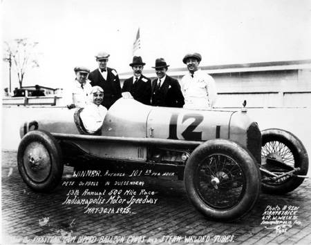 Pete DePaolo was the first driver to win the Indy 500 with an average speed of over 100…
