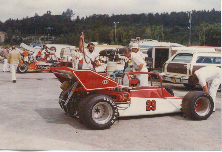 Cliff Hucul with Rear engine supermodified.