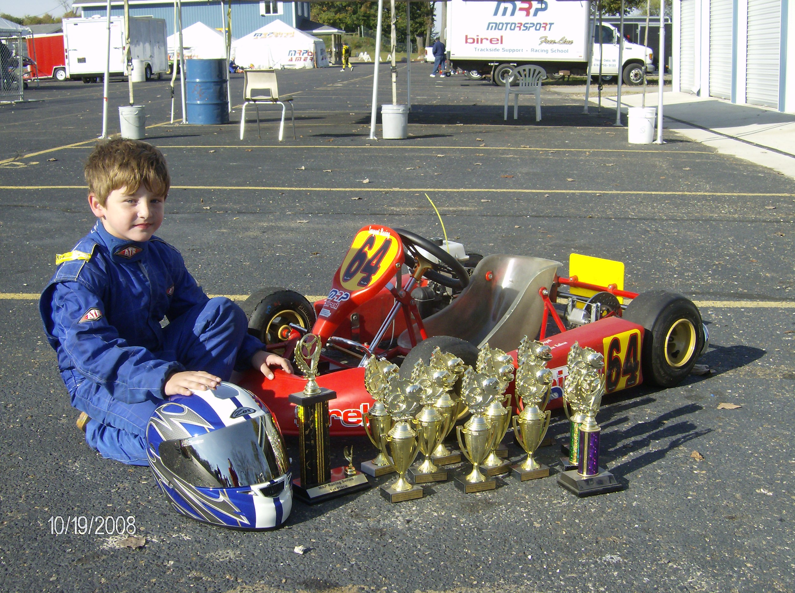 Cole 2008 season trophies