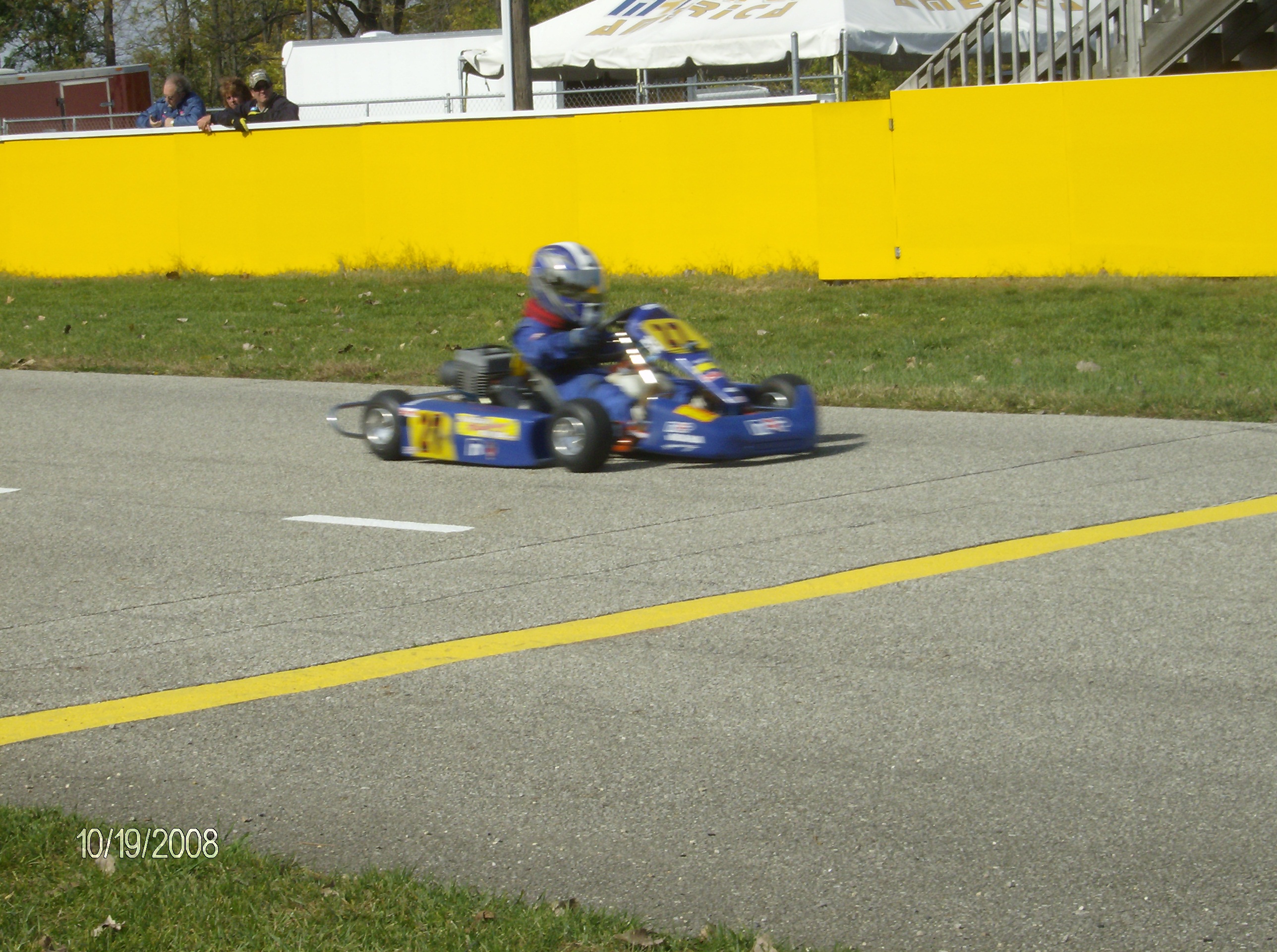 Cole in his 2009 Kart
