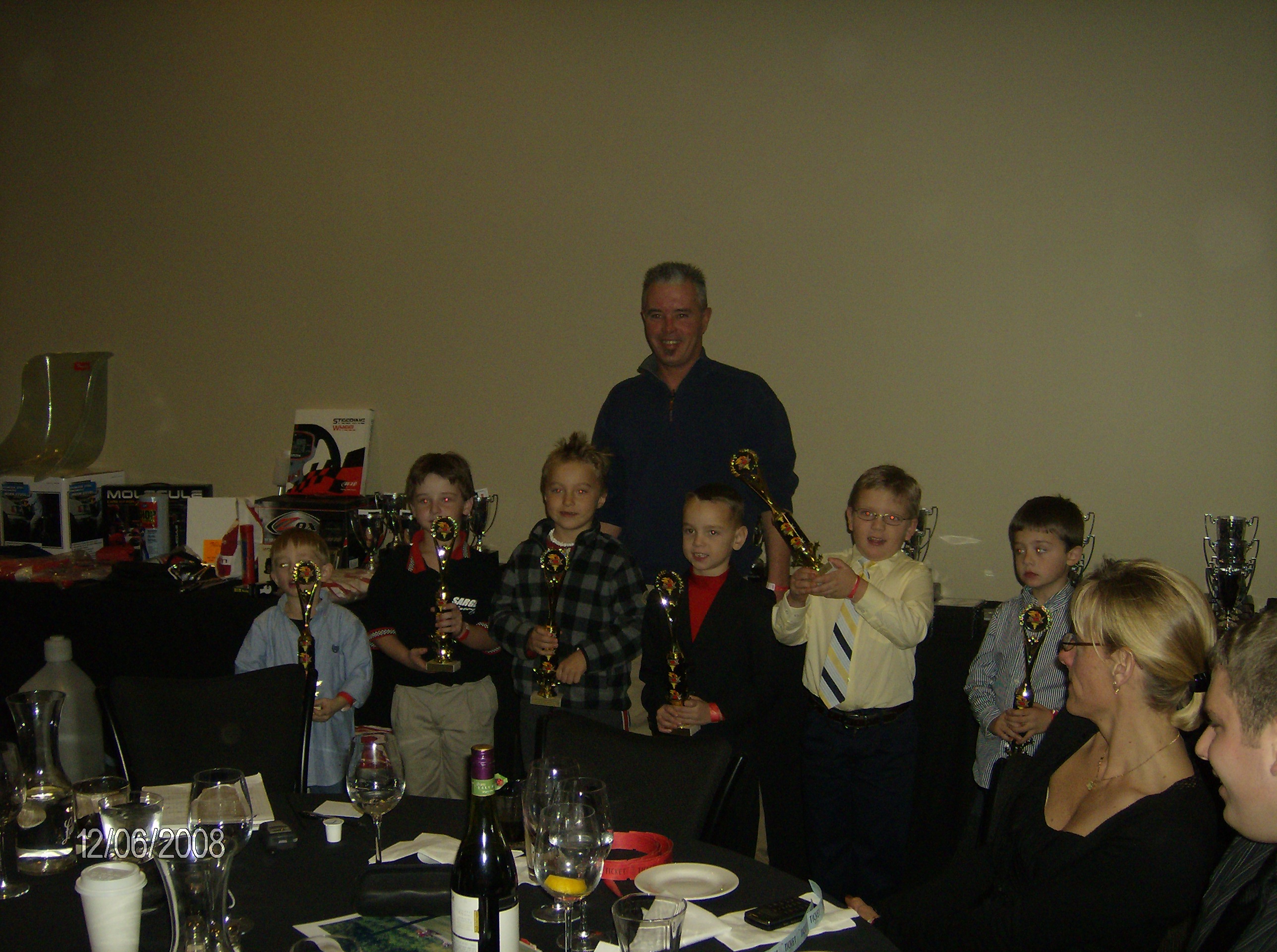 Cole with his trophy