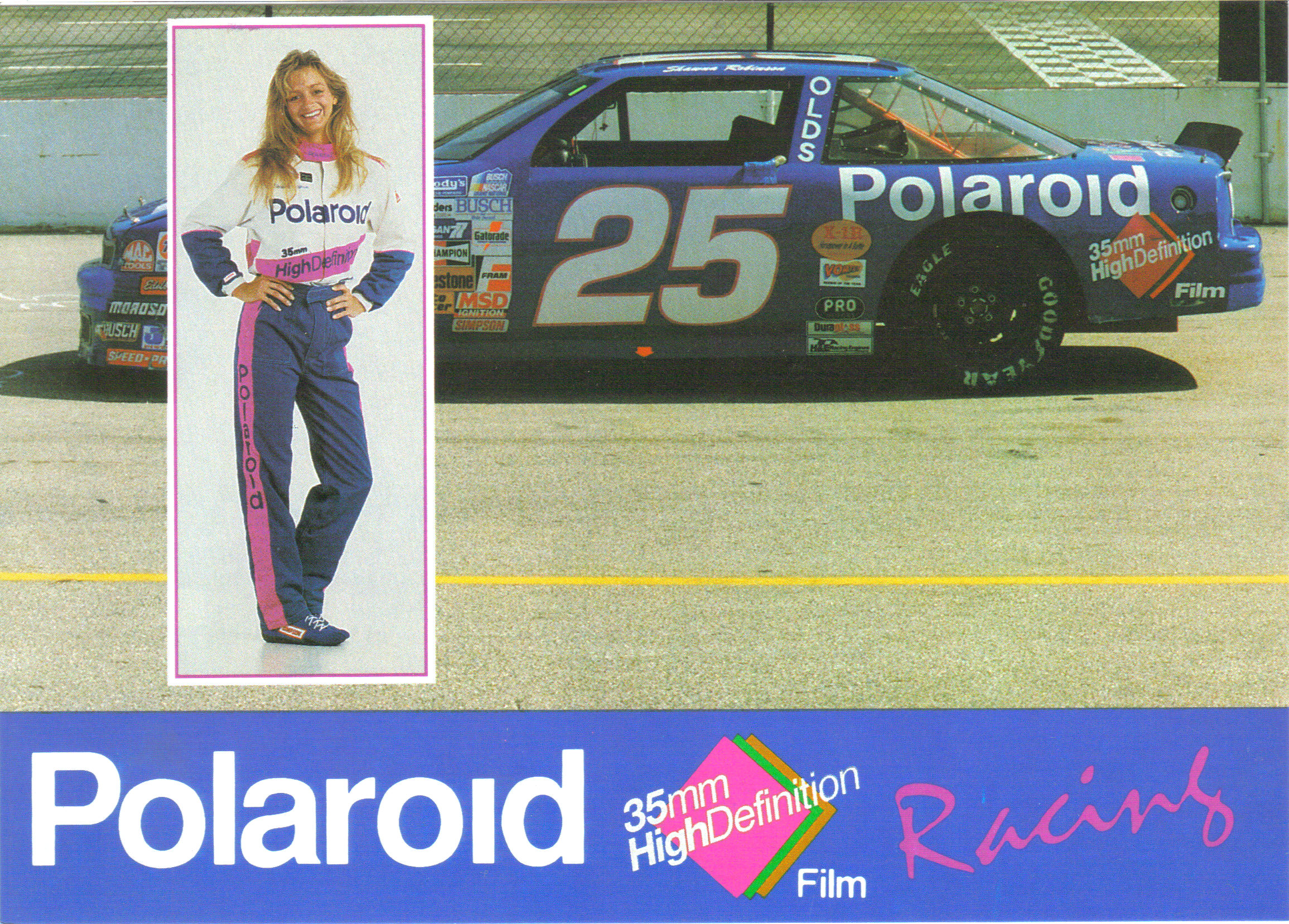 1990 #25 Shawna Robinson Polaroid Olds