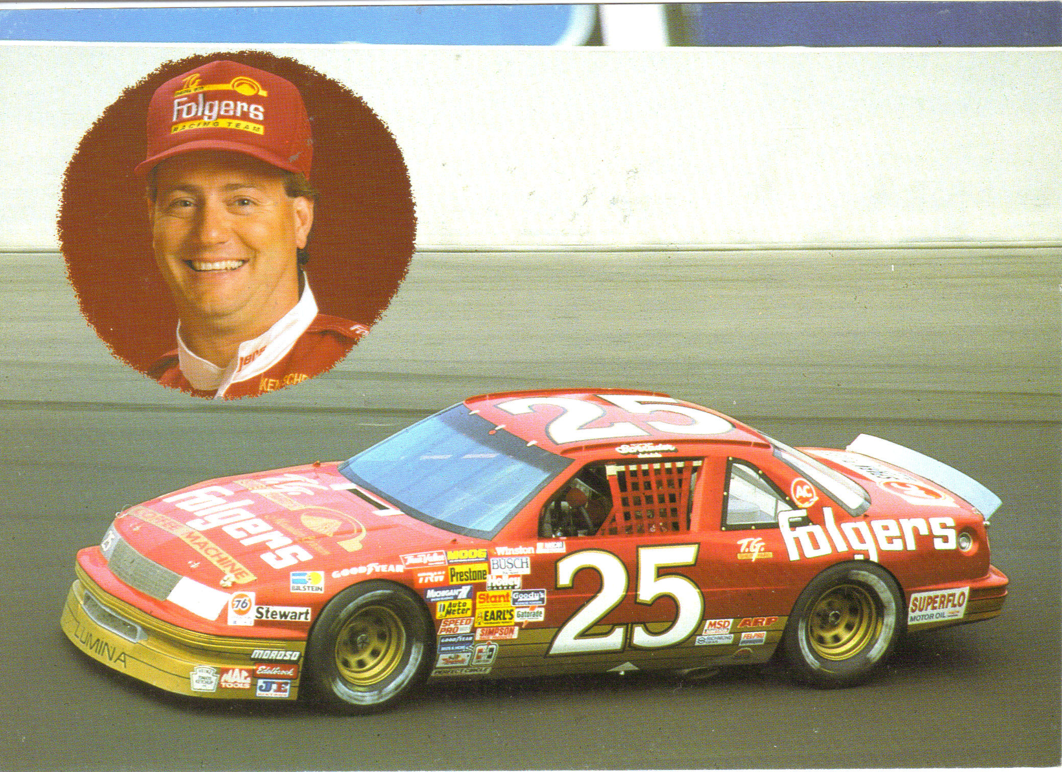 1989 #25 Ken Schrader Folgers