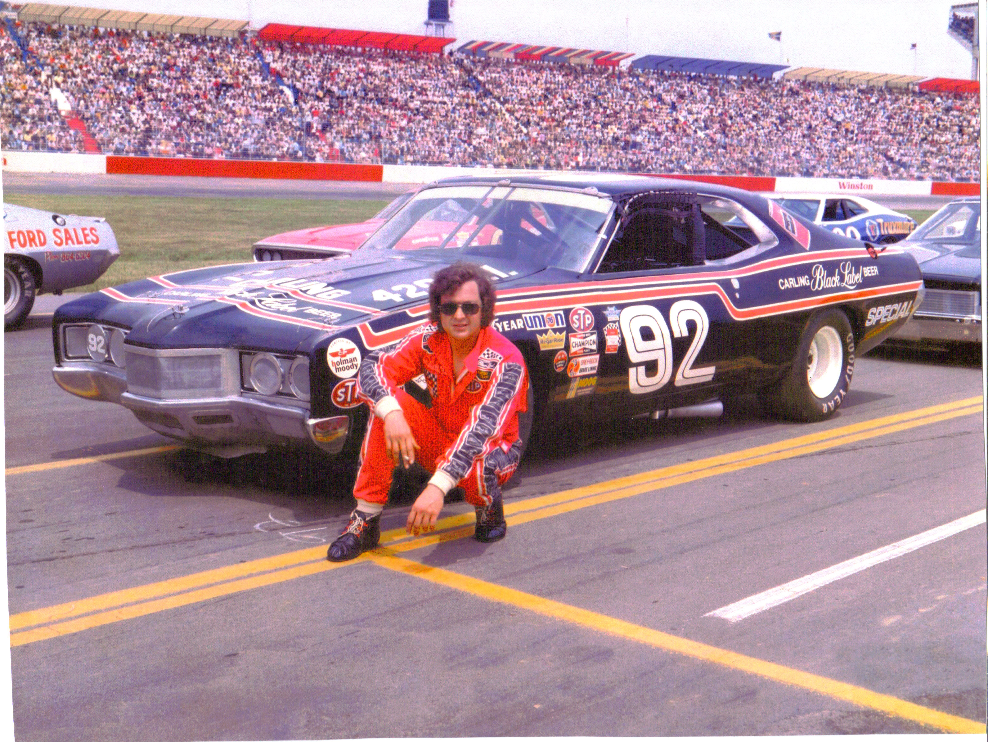 Larry Smith #92 Carling Black Label Beer