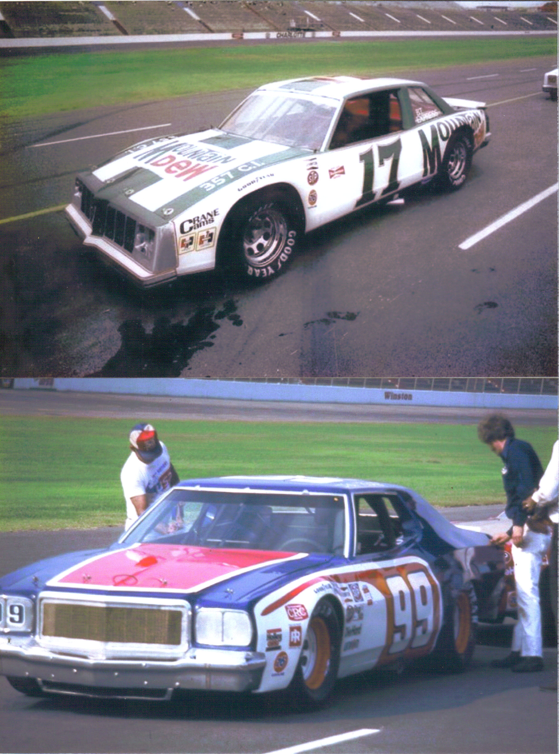 #17 Darrell Waltrip & #99 Dick Trickle